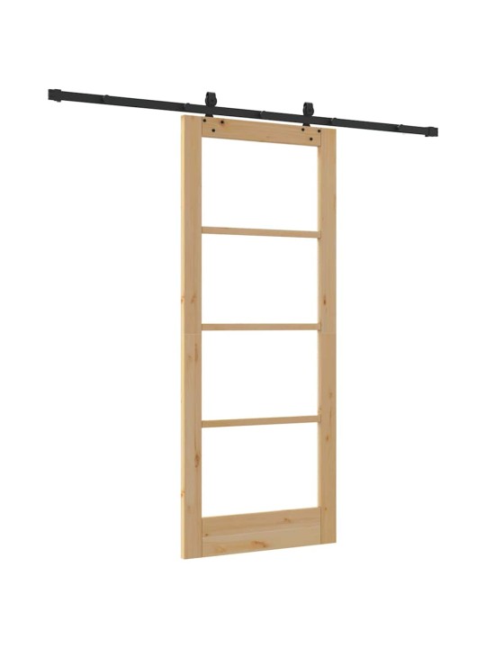 Liuguks pruun 83 x 202 cm puit ja metall