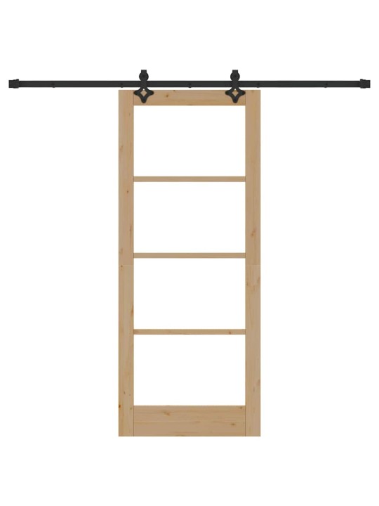 Liuguks pruun 83 x 202 cm puit ja metall