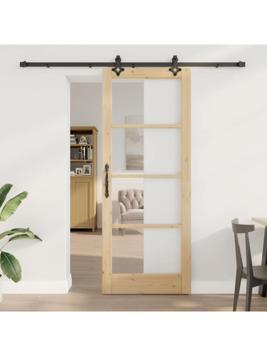 Liuguks pruun 83 x 211 cm puit ja metall