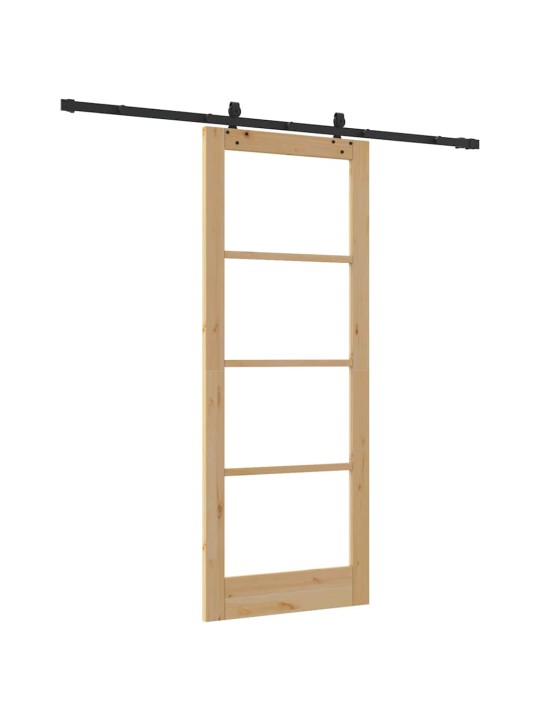 Liuguks pruun 83 x 211 cm puit ja metall