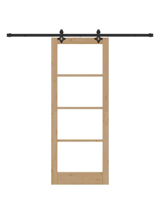 Liuguks pruun 83 x 211 cm puit ja metall