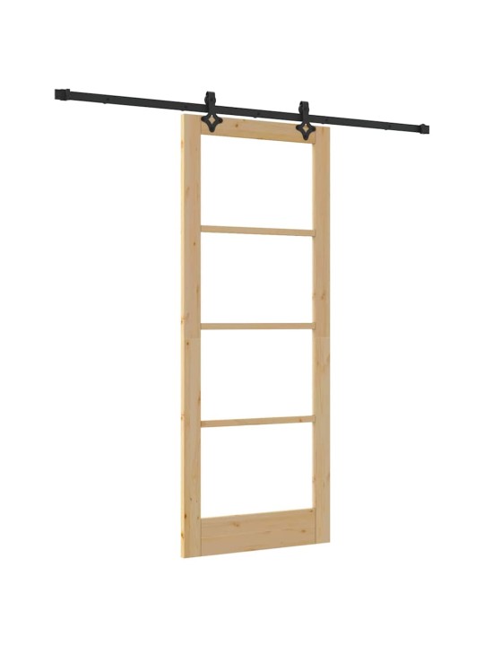 Liuguks pruun 83 x 211 cm puit ja metall