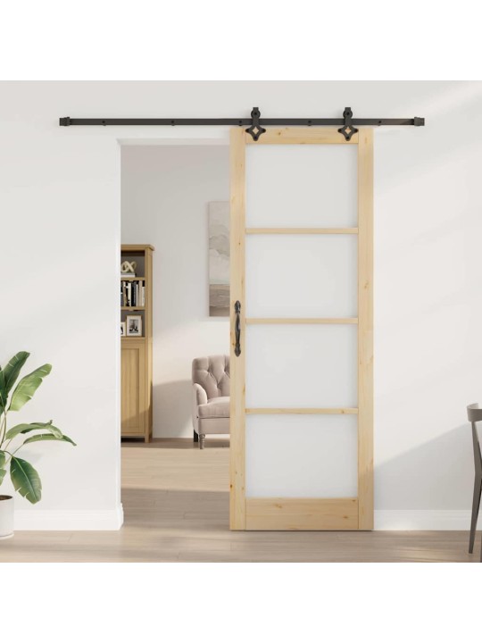 Liuguks pruun 83 x 232 cm puit ja metall