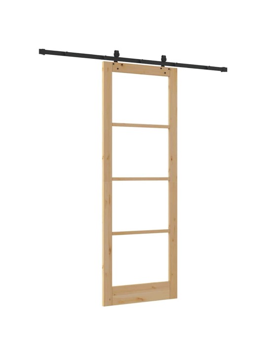 Liuguks pruun 83 x 232 cm puit ja metall
