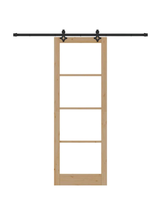 Liuguks pruun 83 x 232 cm puit ja metall