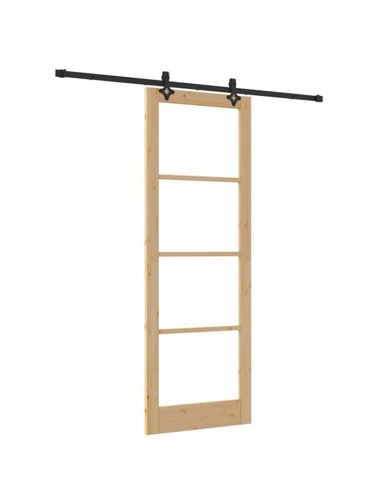 Liuguks pruun 83 x 232 cm puit ja metall