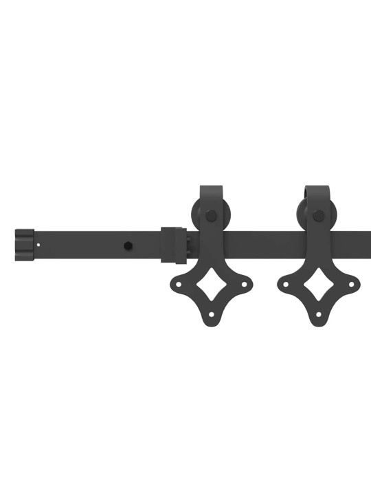 Liuguks valge 83 x 232 cm puit ja metall