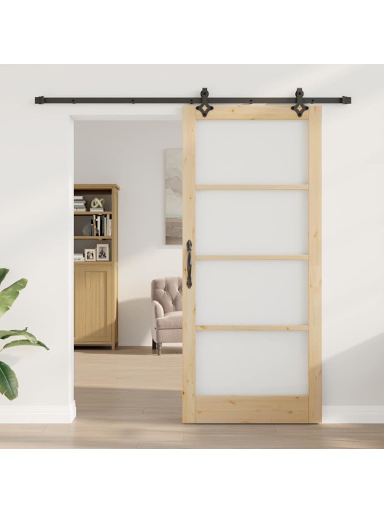 Liuguks pruun 93 x 211 cm puit ja metall