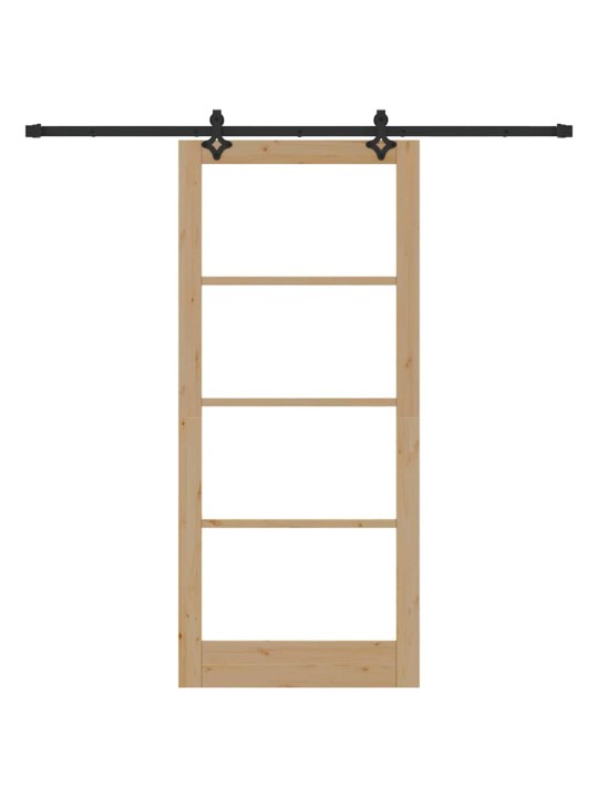 Liuguks pruun 93 x 211 cm puit ja metall