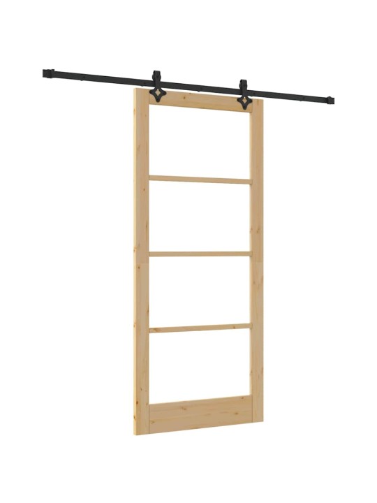 Liuguks pruun 93 x 211 cm puit ja metall
