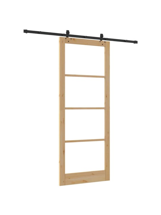 Liuguks pruun 93 x 232 cm puit ja metall