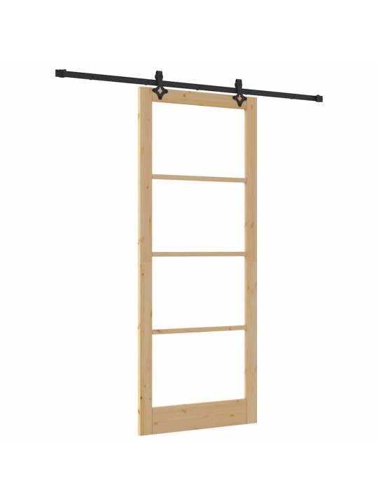 Liuguks pruun 93 x 232 cm puit ja metall
