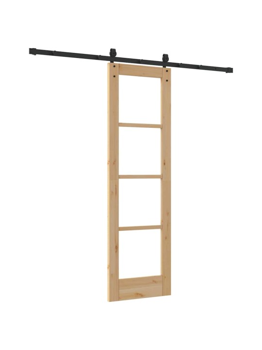 Liuguks pruun 61 x 198.5 cm puit ja metall