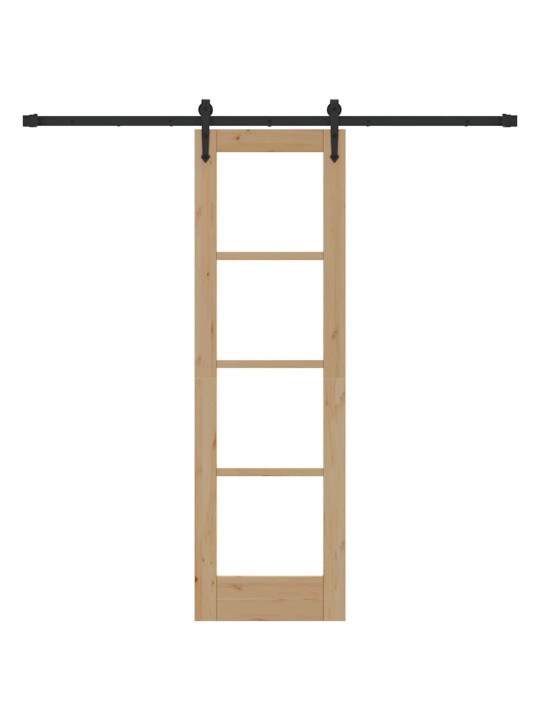 Liuguks pruun 61 x 198.5 cm puit ja metall