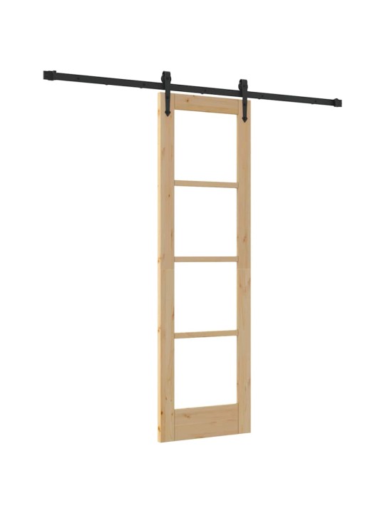 Liuguks pruun 61 x 198.5 cm puit ja metall