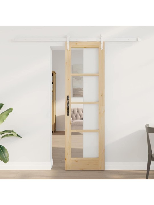 Liuguks pruun 61 x 198.5 cm puit ja metall