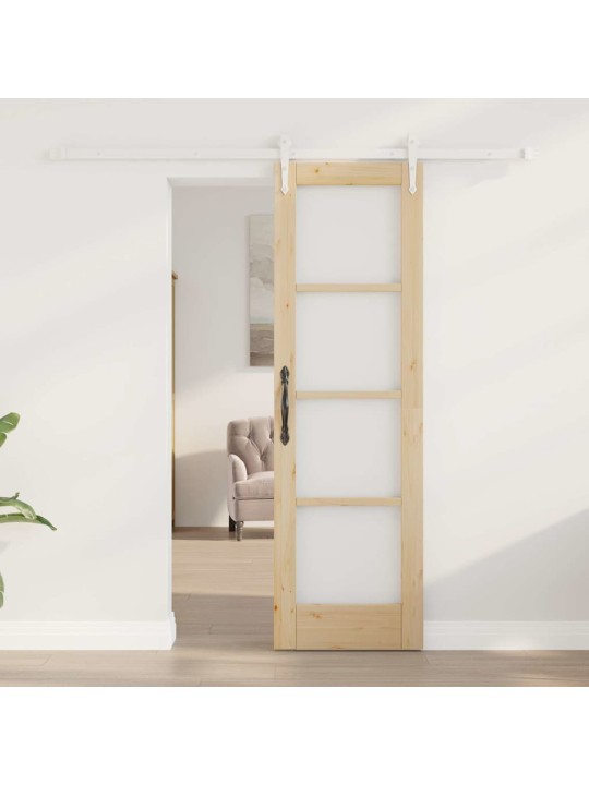 Liuguks pruun 61 x 198.5 cm puit ja metall