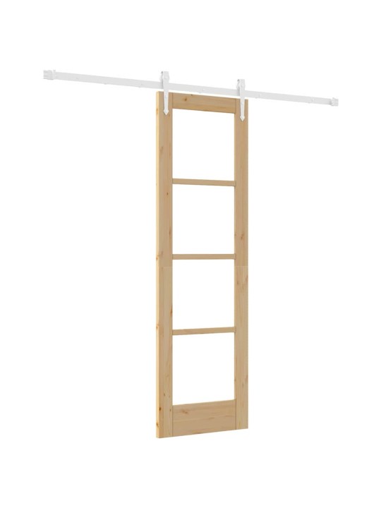 Liuguks pruun 61 x 198.5 cm puit ja metall