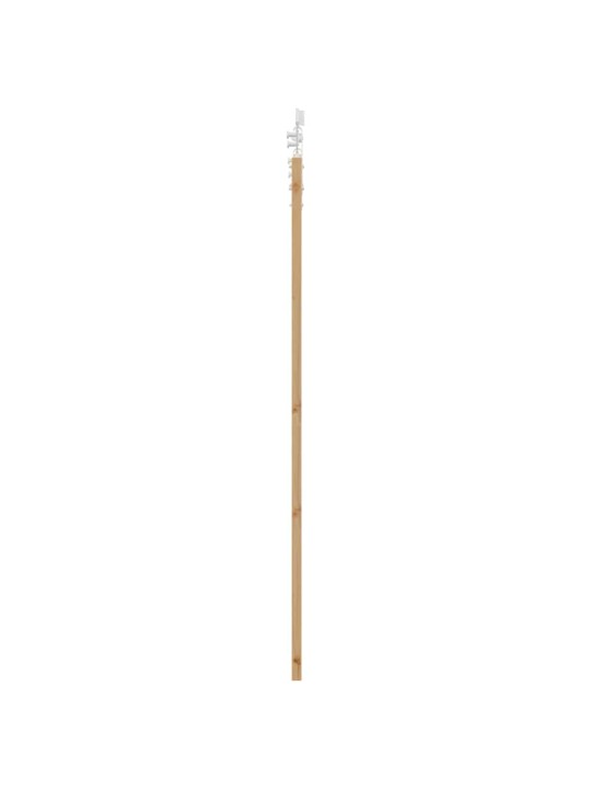 Liuguks pruun 61 x 198.5 cm puit ja metall