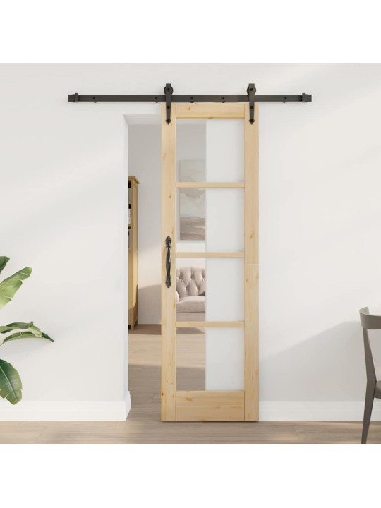 Liuguks pruun 61 x 198.5 cm puit ja metall