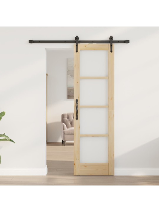 Liuguks pruun 61 x 198.5 cm puit ja metall