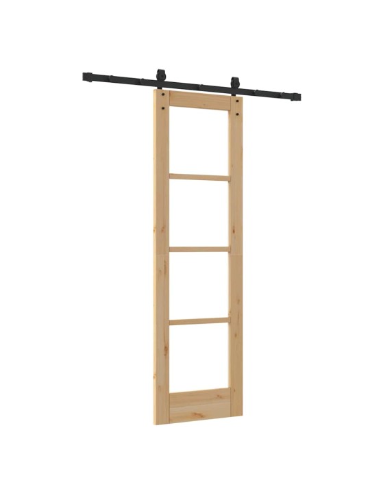 Liuguks pruun 61 x 198.5 cm puit ja metall