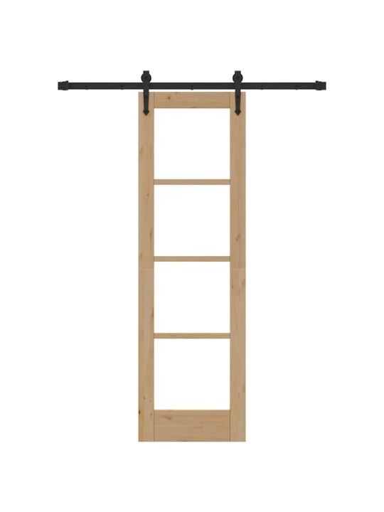 Liuguks pruun 61 x 198.5 cm puit ja metall