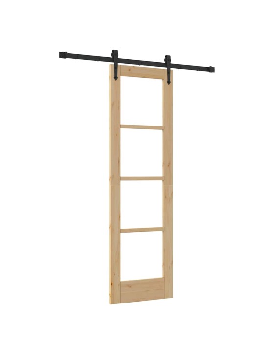 Liuguks pruun 61 x 198.5 cm puit ja metall