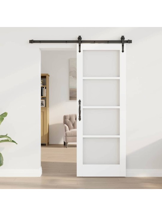 Liuguks valge 73.5 x 198.5 cm puit ja metall