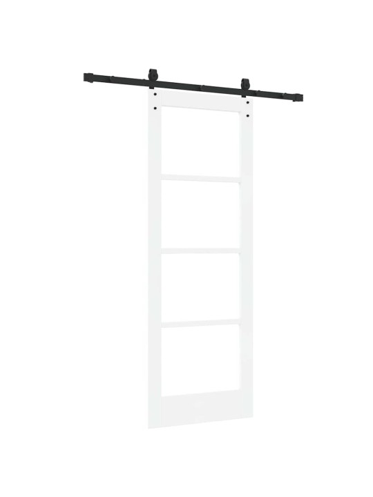 Liuguks valge 73.5 x 198.5 cm puit ja metall