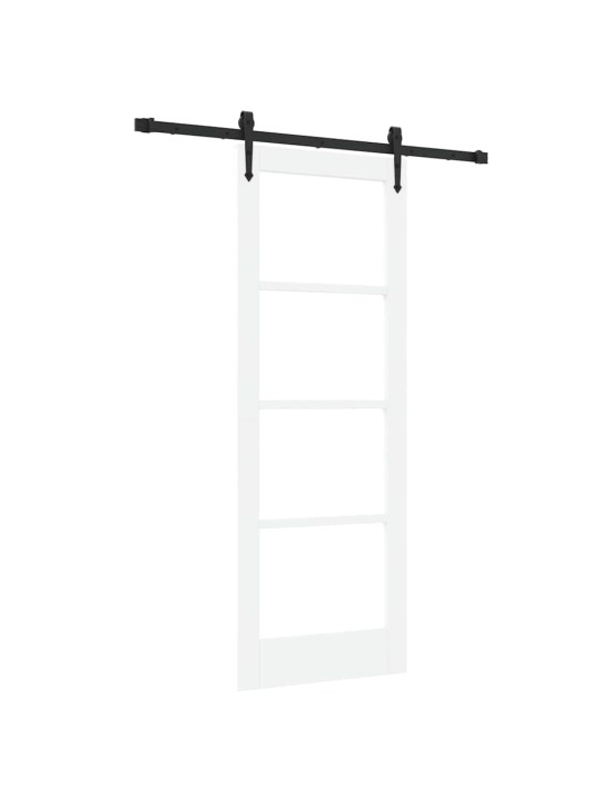 Liuguks valge 73.5 x 198.5 cm puit ja metall