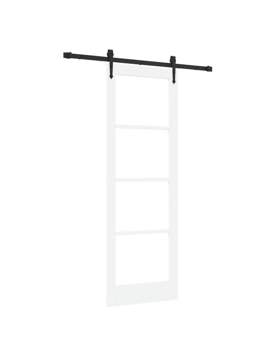 Liuguks valge 73.5 x 211 cm puit ja metall
