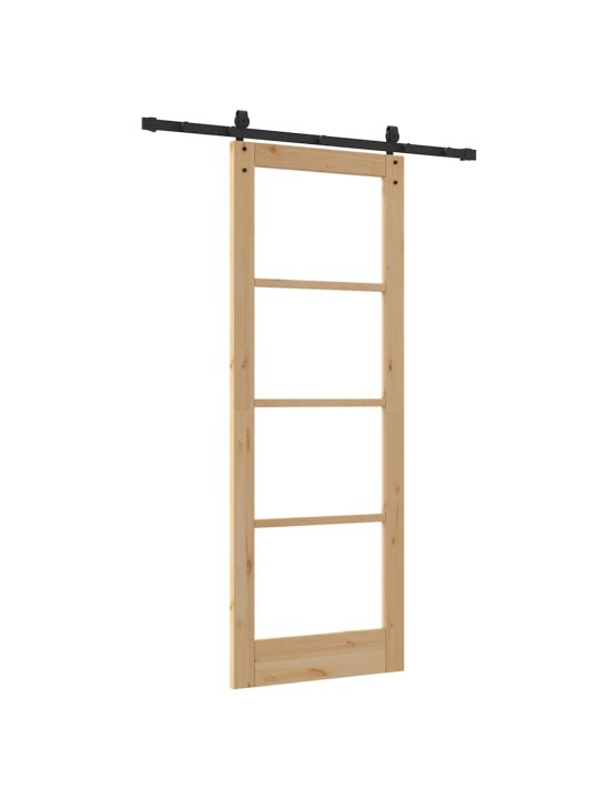 Liuguks pruun 78 x 211 cm puit ja metall