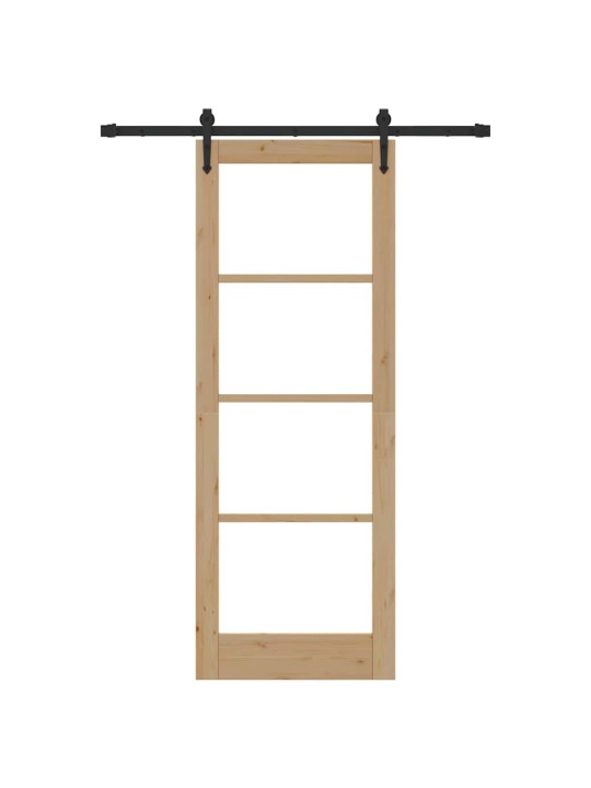 Liuguks pruun 78 x 211 cm puit ja metall
