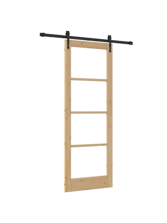 Liuguks pruun 78 x 211 cm puit ja metall