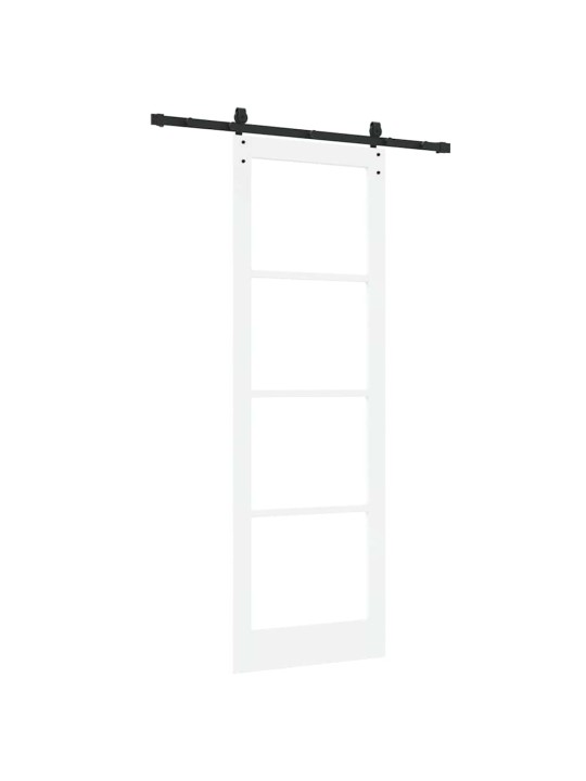 Liuguks valge 78 x 232 cm puit ja metall