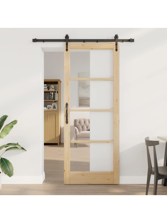 Liuguks pruun 83 x 211 cm puit ja metall