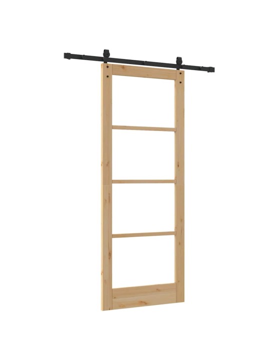 Liuguks pruun 83 x 211 cm puit ja metall