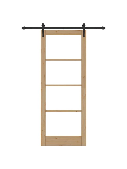 Liuguks pruun 83 x 211 cm puit ja metall