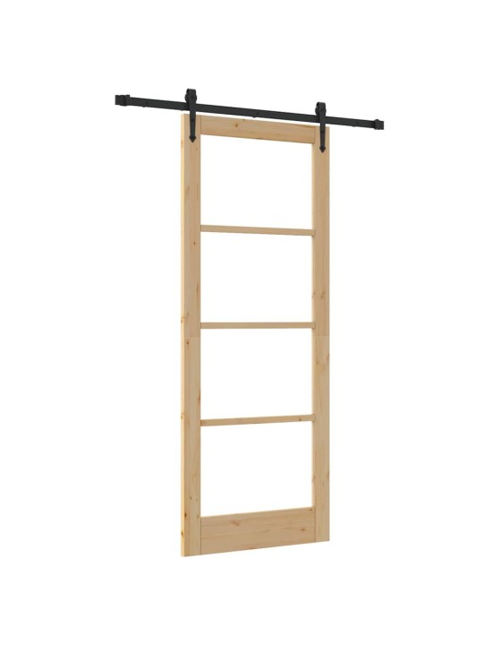 Liuguks pruun 83 x 211 cm puit ja metall