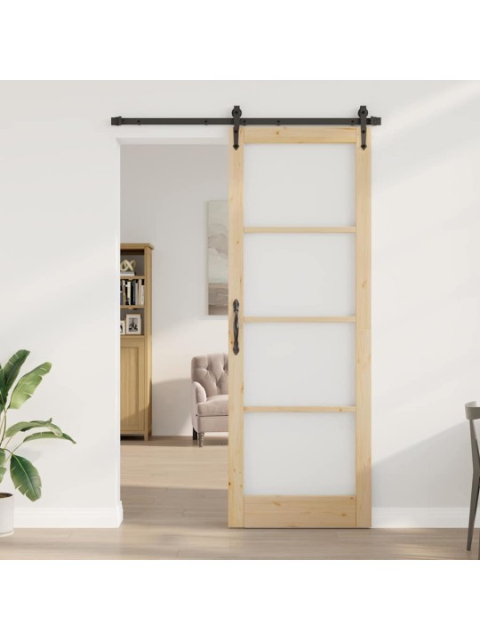 Liuguks pruun 83 x 232 cm puit ja metall