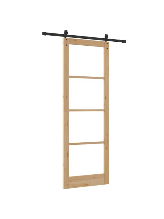 Liuguks pruun 83 x 232 cm puit ja metall