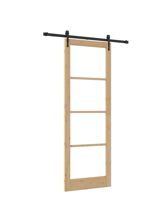 Liuguks pruun 83 x 232 cm puit ja metall