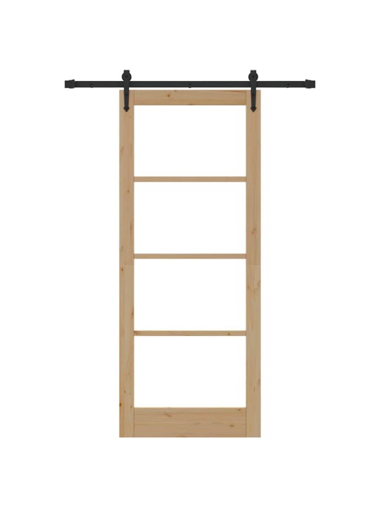 Liuguks pruun 86 x 211 cm puit ja metall