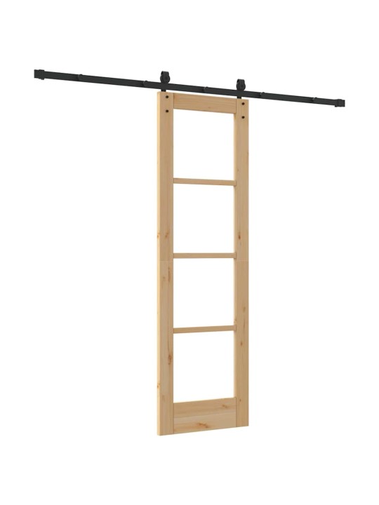 Liuguks pruun 61 x 198.5 cm puit ja metall