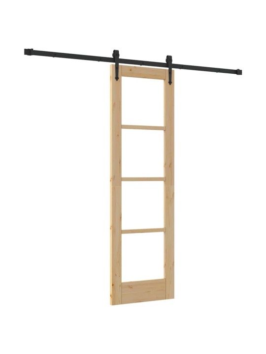 Liuguks pruun 61 x 198.5 cm puit ja metall