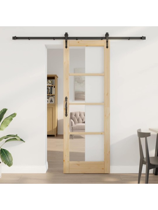 Liuguks pruun 73.5 x 211 cm puit ja metall