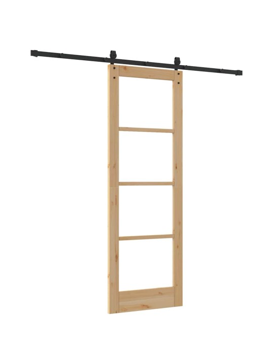Liuguks pruun 73.5 x 211 cm puit ja metall