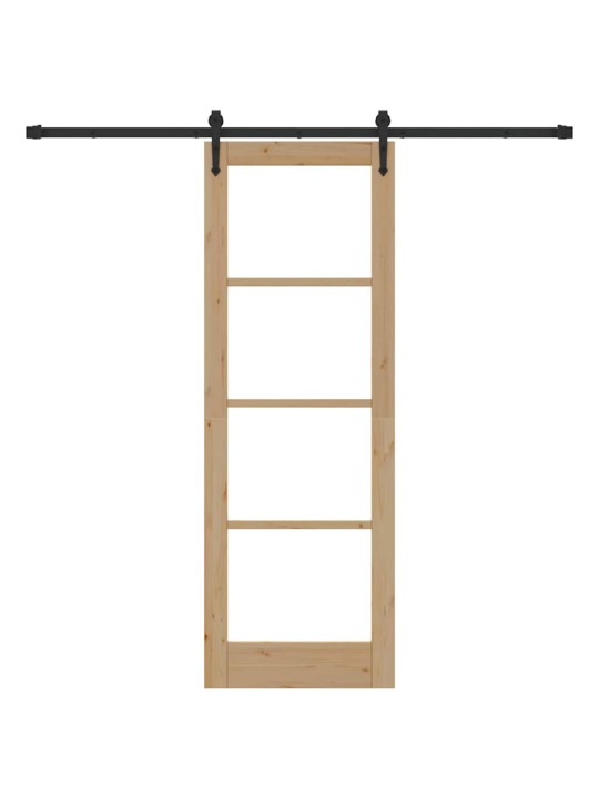 Liuguks pruun 73.5 x 211 cm puit ja metall
