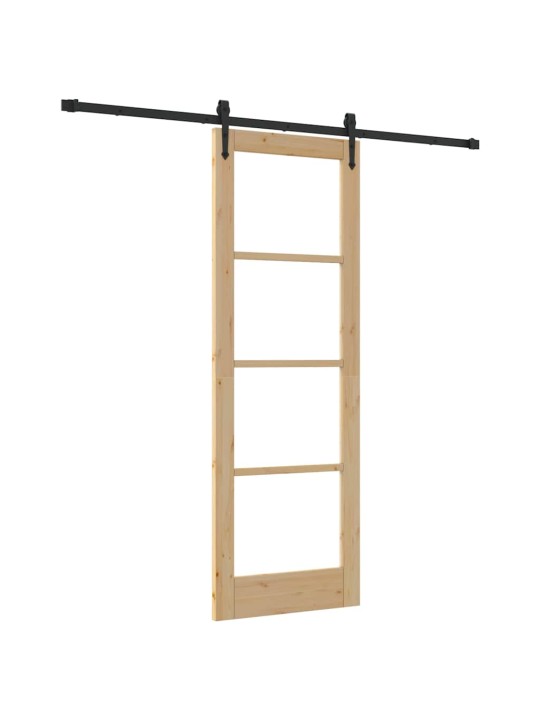 Liuguks pruun 73.5 x 211 cm puit ja metall